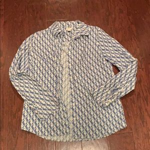 J. Crew seahorse button down